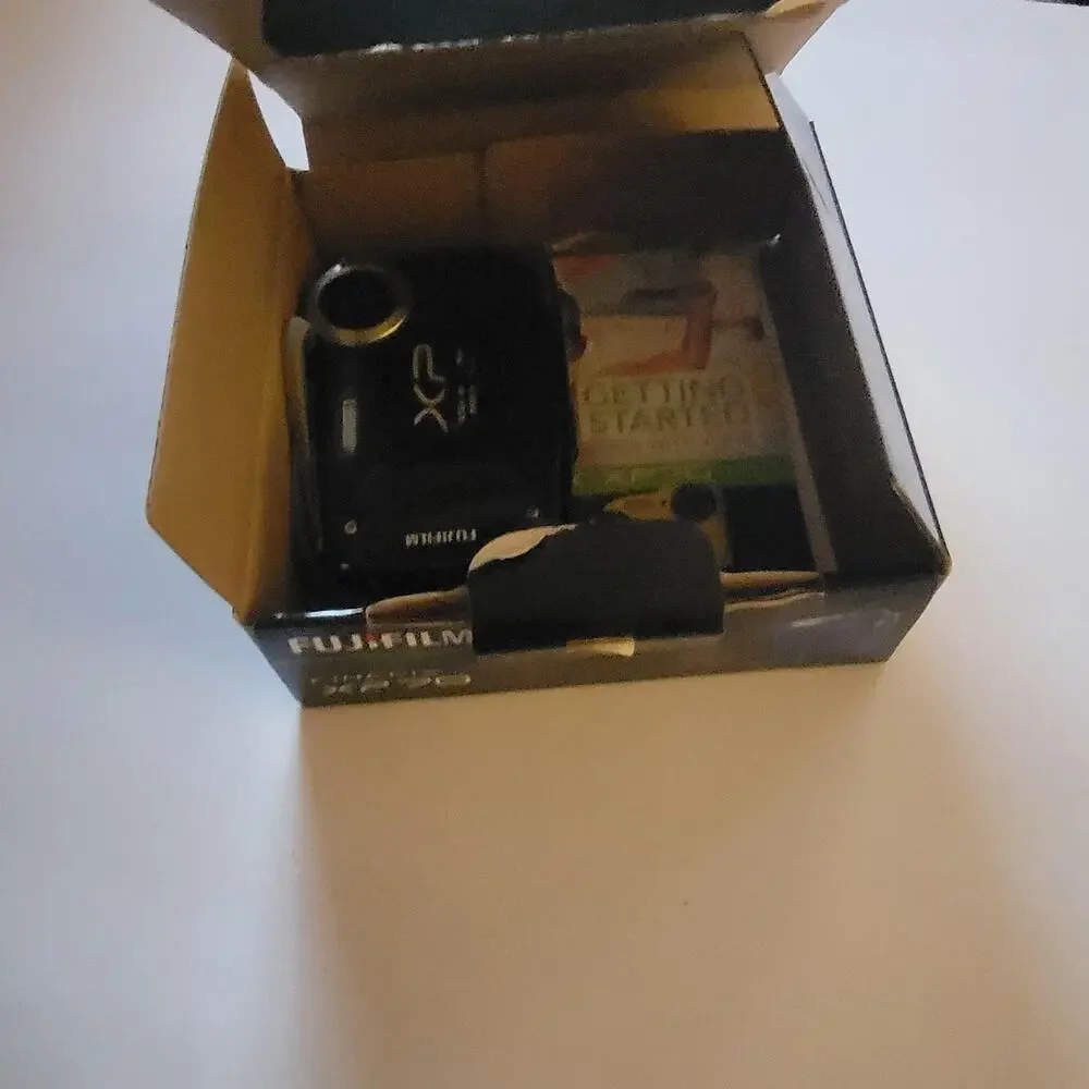 Fujifilm XP Underwater Camera Black 5X Zoom Waterproof Shockproof Dustproof